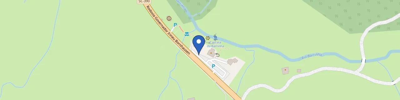 Mapa da estação Churrascaria Cascata