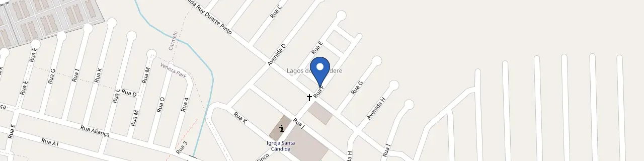Mapa da estação Condomínio Lagos Do Belvedere