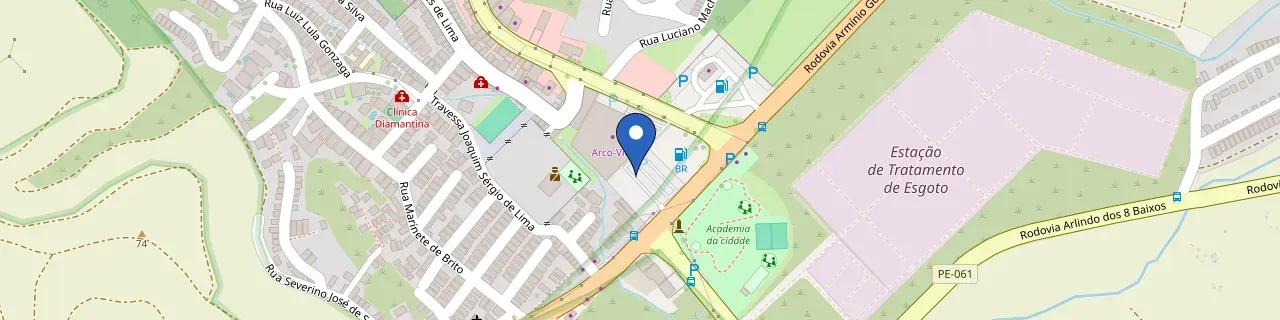 Mapa da estação Vapt | Siranhem/PE