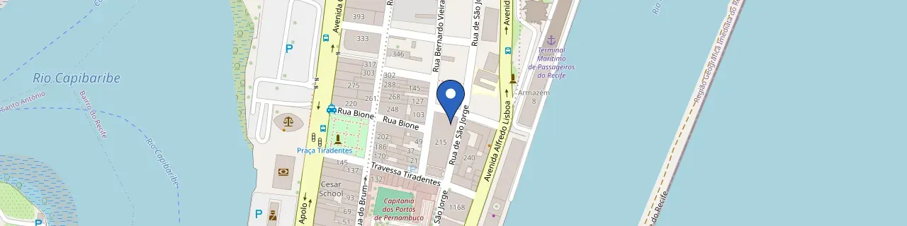 Mapa da estação Moinho Recife