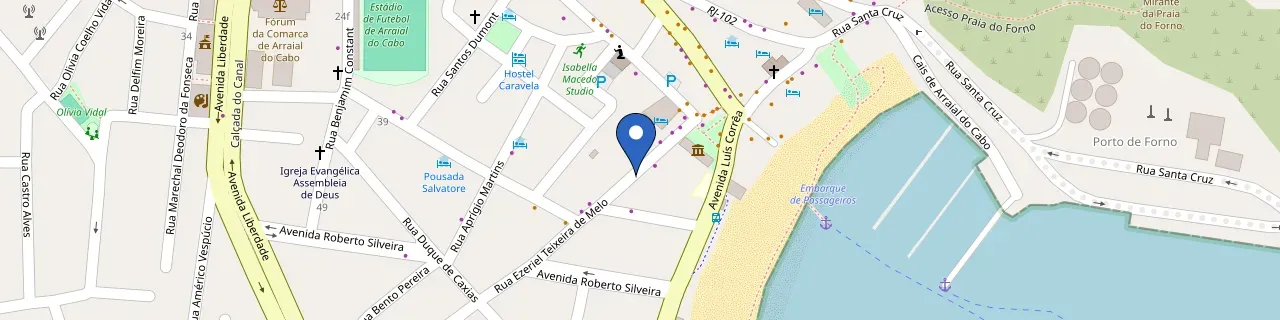 Mapa da estação Capitão N Arria Pousada