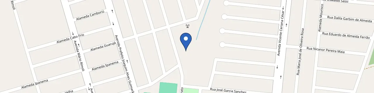 Mapa da estação Supermercado Iquegami