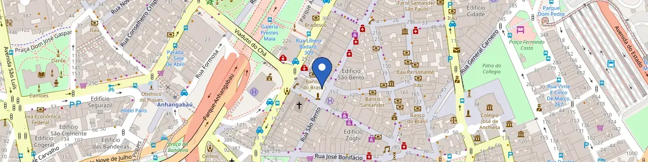 Mapa da estação Maxxi Atacadista