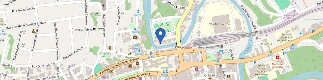 Mapa da estação G4 Jaboatão