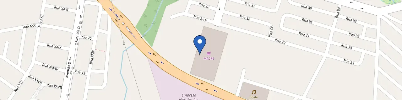 Mapa da estação Plugbra Macre