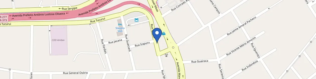 Mapa da estação Eletrix Slim Hotel