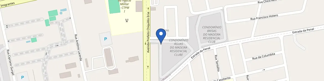 Mapa da estação Av. Rio Madeira, 4096