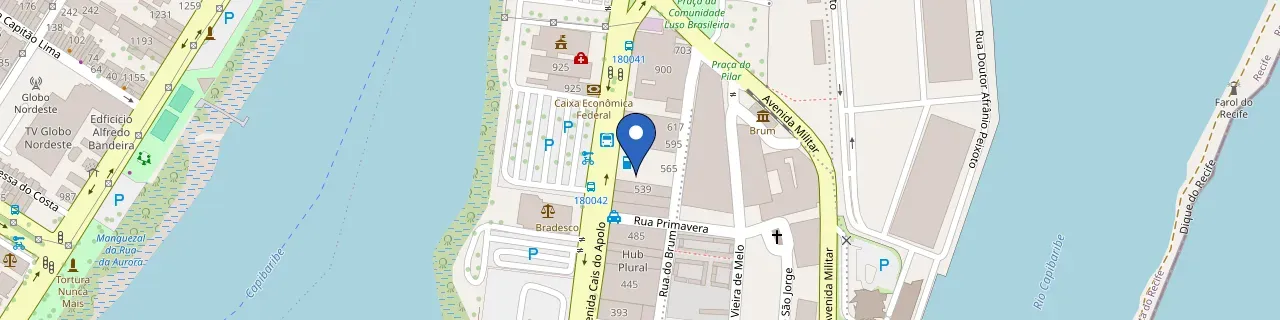 Mapa da estação On-Bass