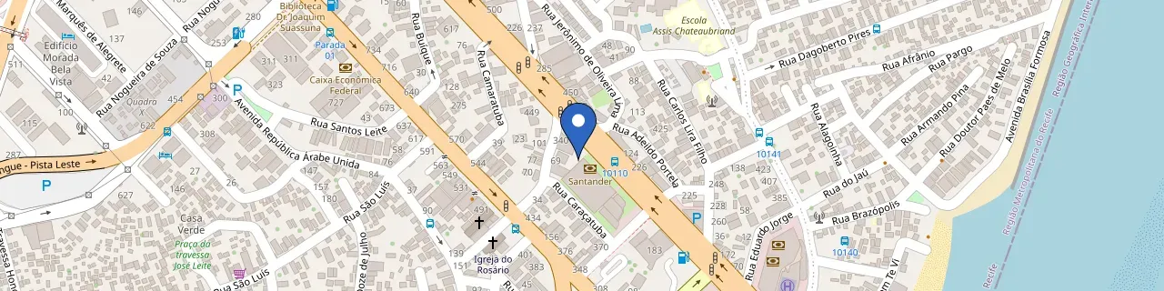 Mapa da estação Simpla Pina