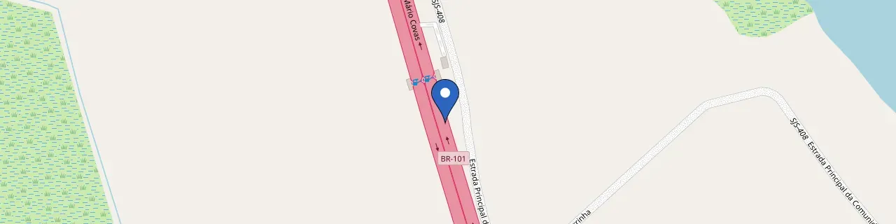 Mapa da estação Ararangua