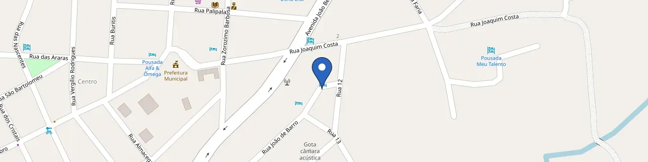 Mapa da estação Pousada Meu Talento