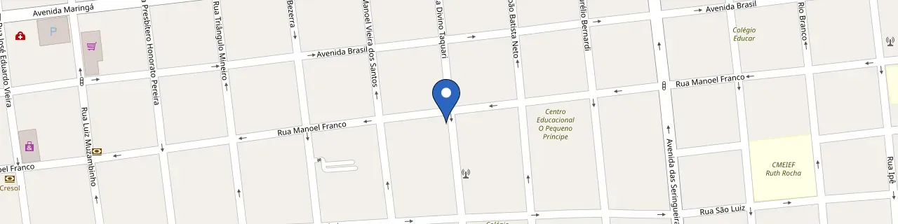 Mapa da estação DC