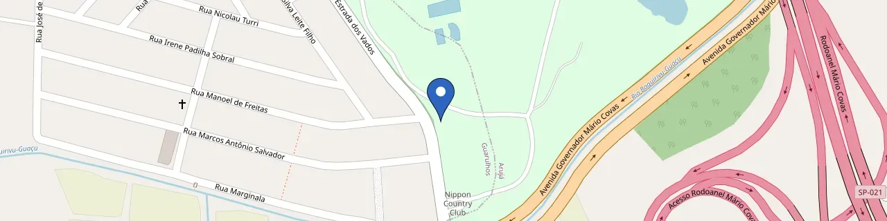 Mapa da estação Nippon Country Club