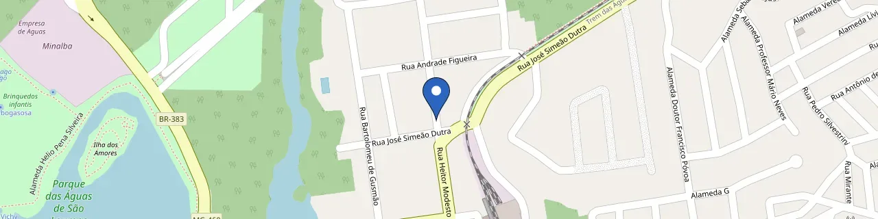 Mapa da estação Casa Blanca Hotel Pousada