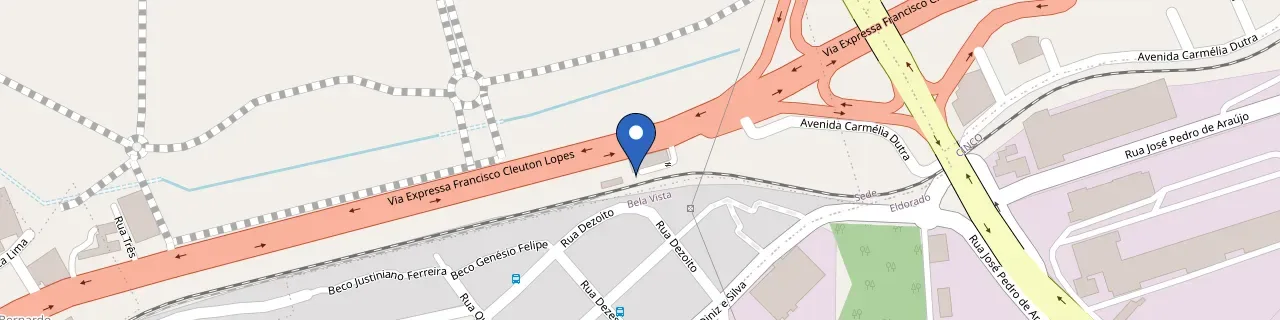 Mapa da estação Garapão Bela Vista