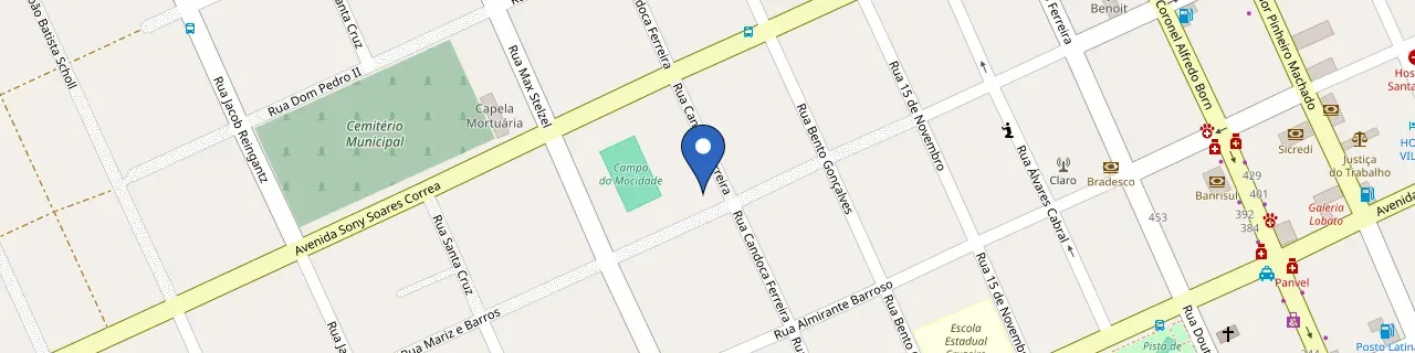 Mapa da estação Tipo 2