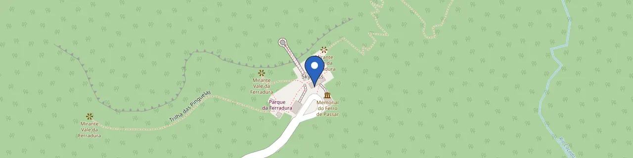 Mapa da estação Sky Glass Canela