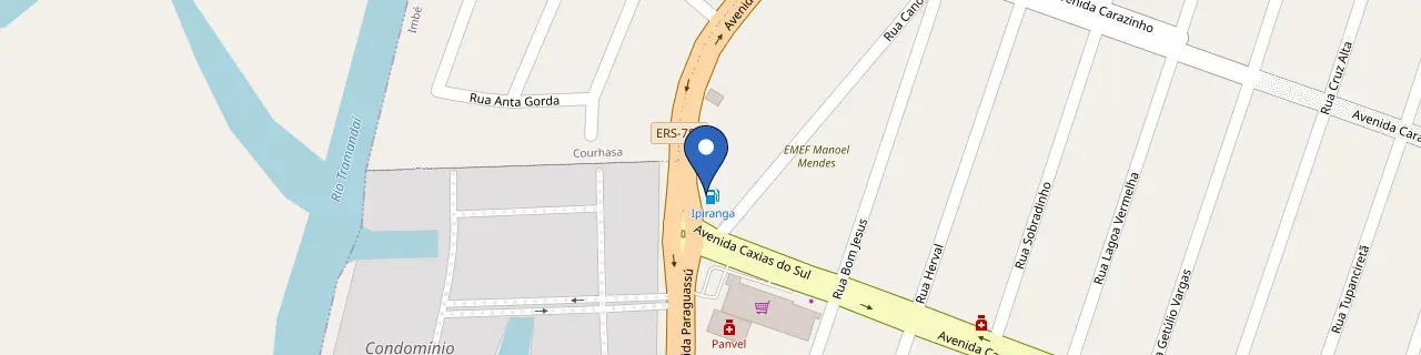 Mapa da estação Posto Jam Imbe