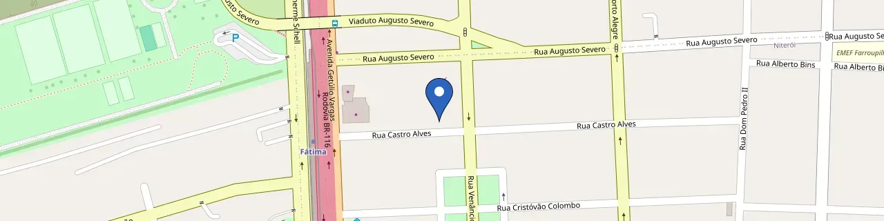 Mapa da estação Rissul