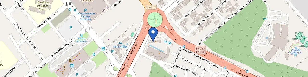 Mapa da estação Complexo Heron Marinho Andrade