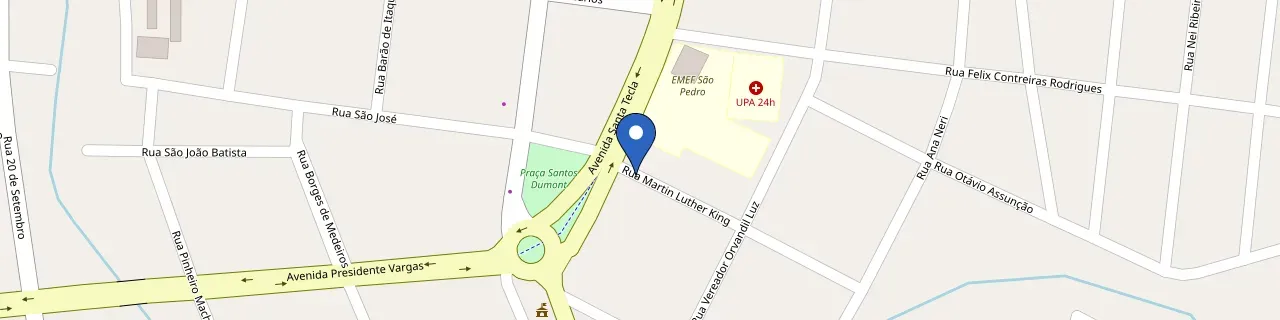 Mapa da estação Observador