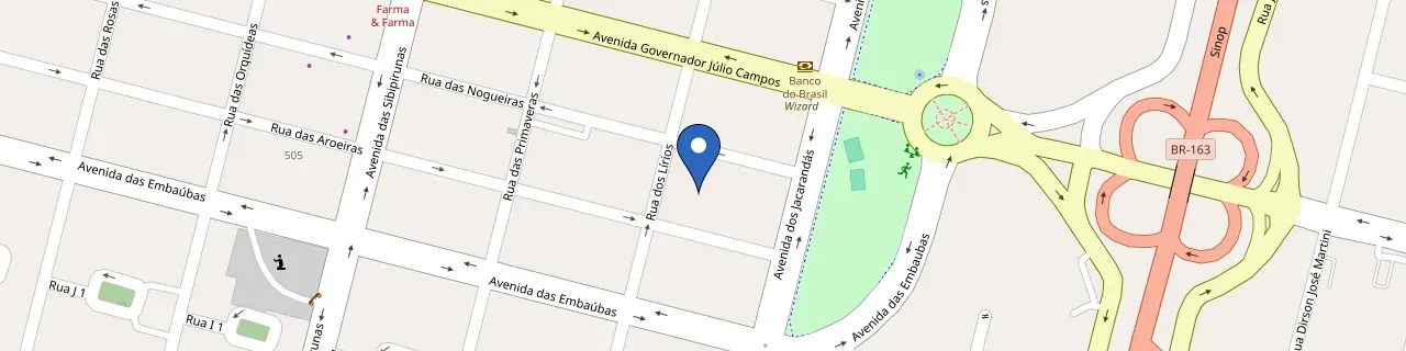 Mapa da estação Fronteira Energias Renováveis S/A