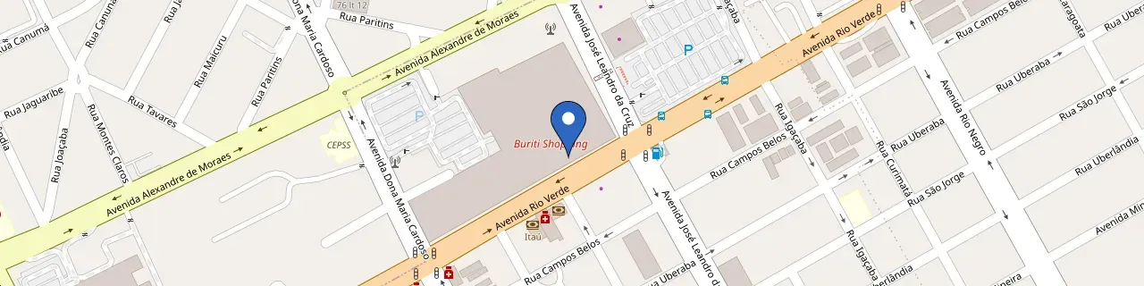 Mapa da estação Buriti Shopping
