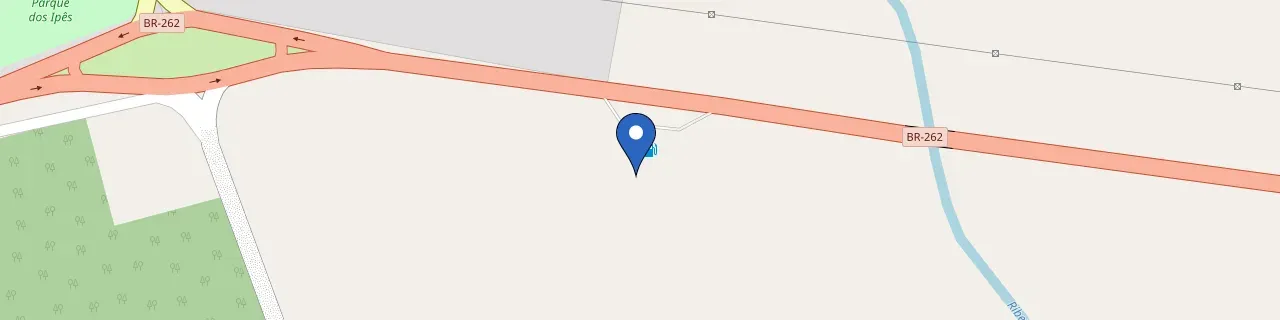 Mapa da estação Posto Portal Taguaruçu