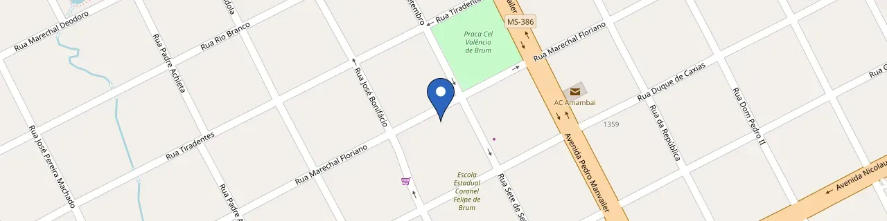 Mapa da estação Hoff Grill Restaurante E Churrascaria