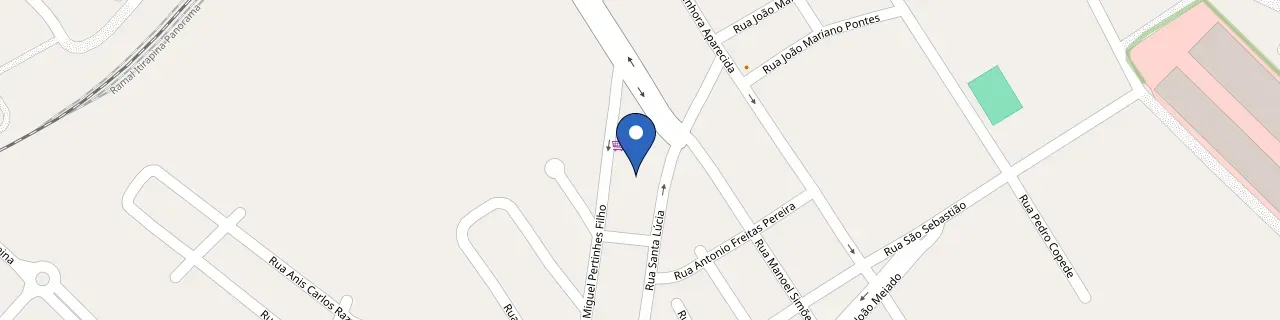 Mapa da estação Supermercado Bagarelli