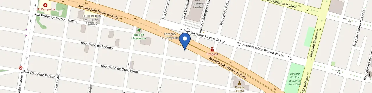 Mapa da estação BYD GoGreen