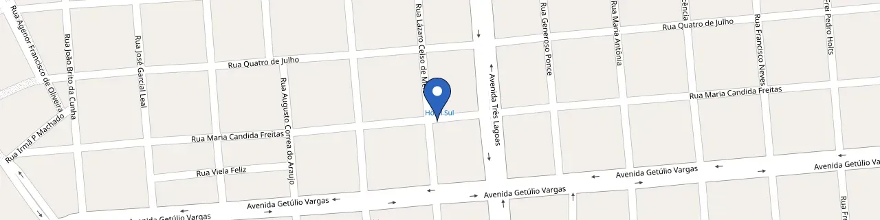 Mapa da estação HotelSul Hotel