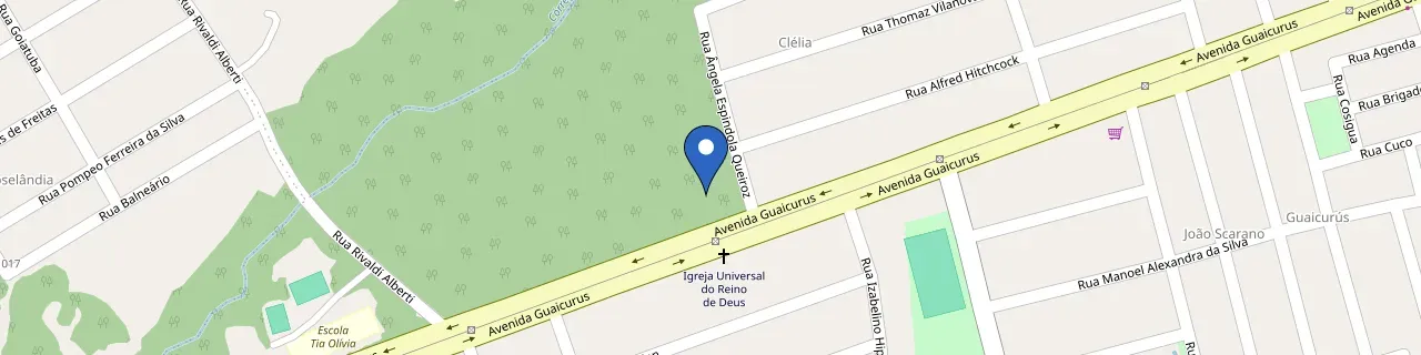 Mapa da estação Frama Atacadista