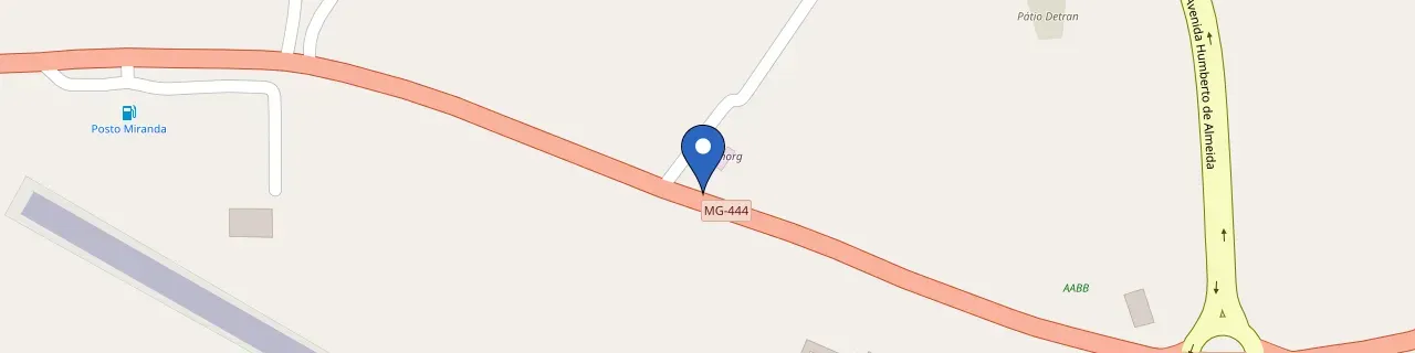 Mapa da estação Paiol Canastra / Armazém Canastra