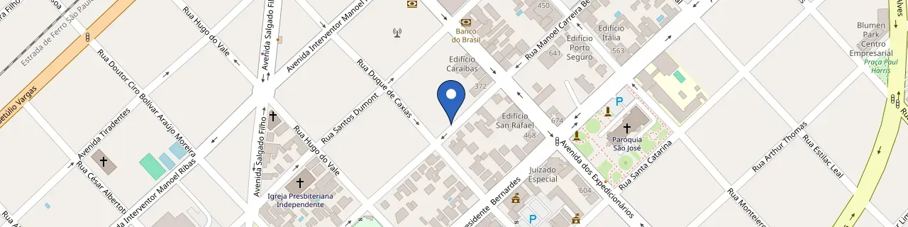 Mapa da estação Hotel Mirage