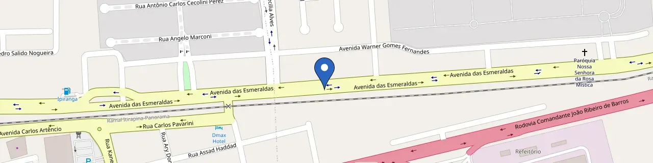 Mapa da estação Allma BYD Marília