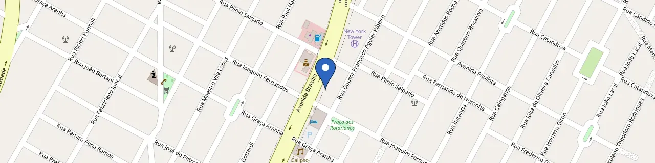 Mapa da estação Polo Energia