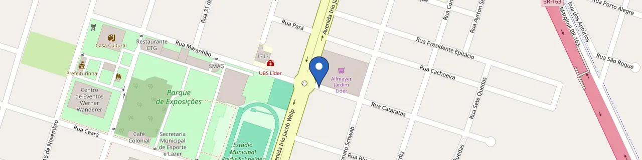 Mapa da estação Allmayer Supermercado Jardim Líder