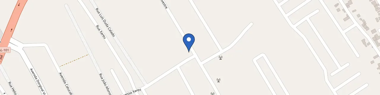 Mapa da estação Barra Nova