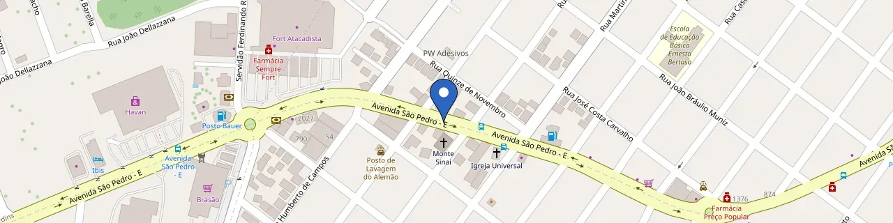 Mapa da estação Slaviero Essential Chapecó - Zletric