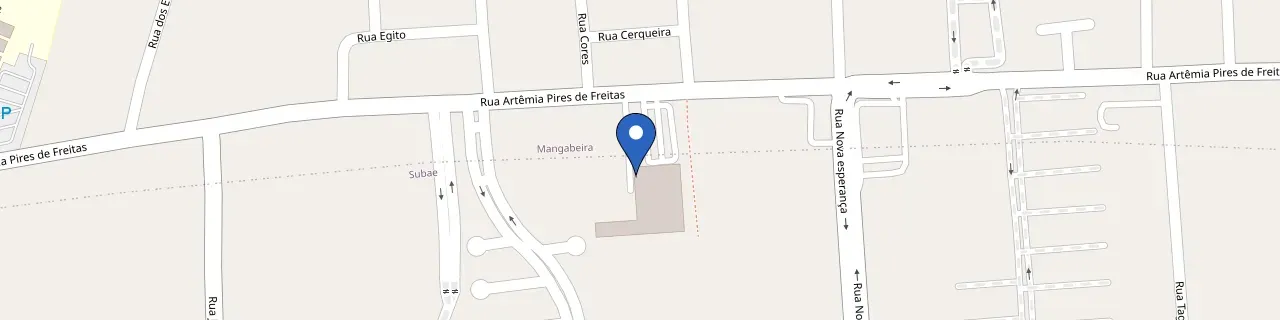 Mapa da estação A Fazendinha