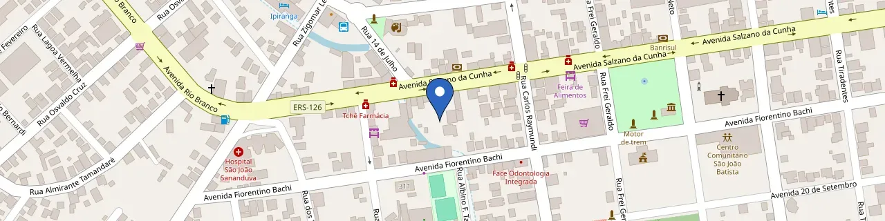 Mapa da estação Egon Friedrich