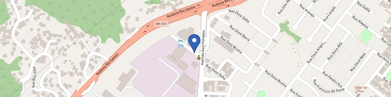 Mapa da estação POSTO AABF