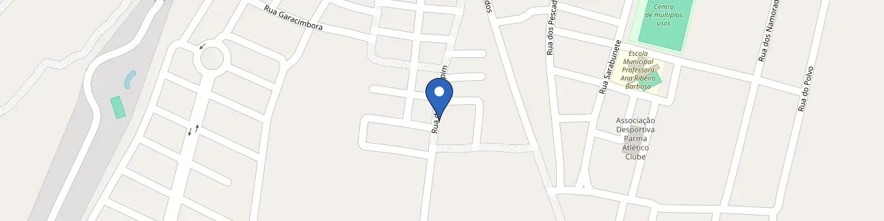 Mapa da estação Chalés Paraíso Do Gostoso