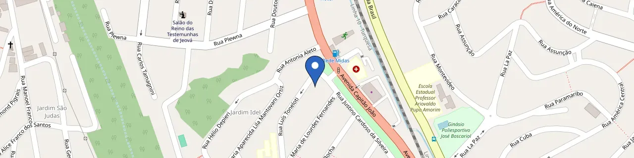 Mapa da estação Infinity Tecnologia Em Autos