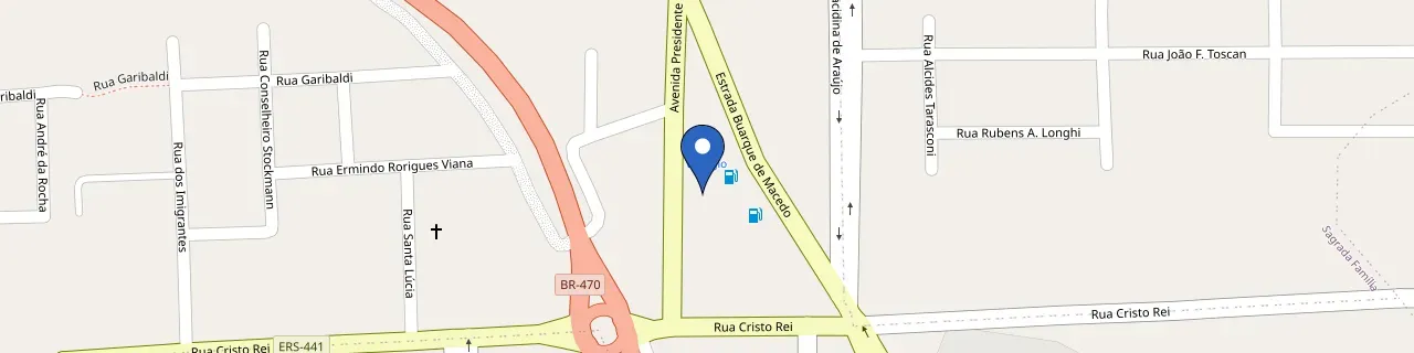 Mapa da estação Hotel Prata Villaggio - SPARKE