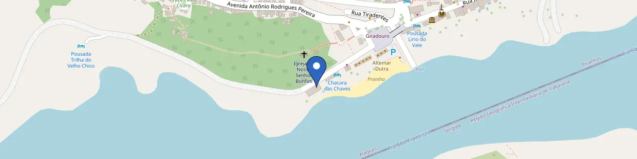 Mapa da estação Pousada Porto De Piranhas