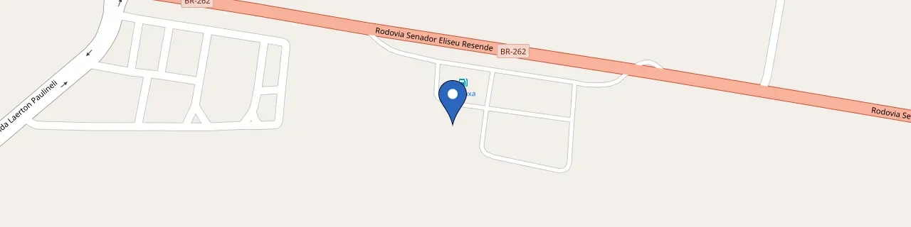 Mapa da estação Posto Caxuxa 1 - Incharge