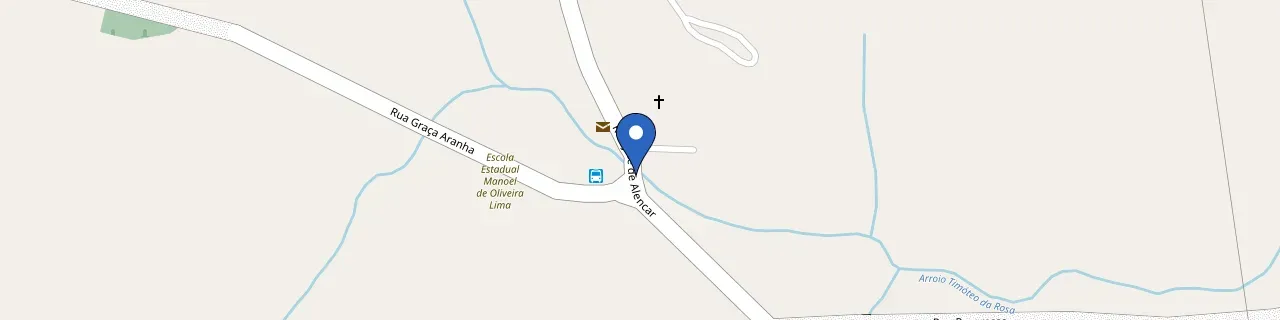 Mapa da estação Palazzo Veneto, Evangelista, Casca - RS