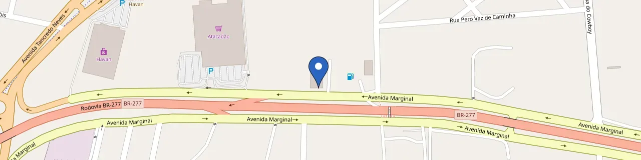 Mapa da estação Parada Do Mano Restaurante